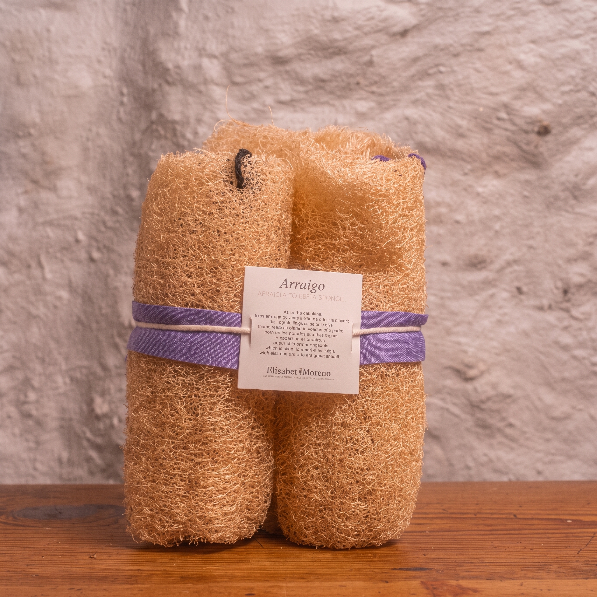 Arraigo. Pack familiar (tres esponjas de baño)